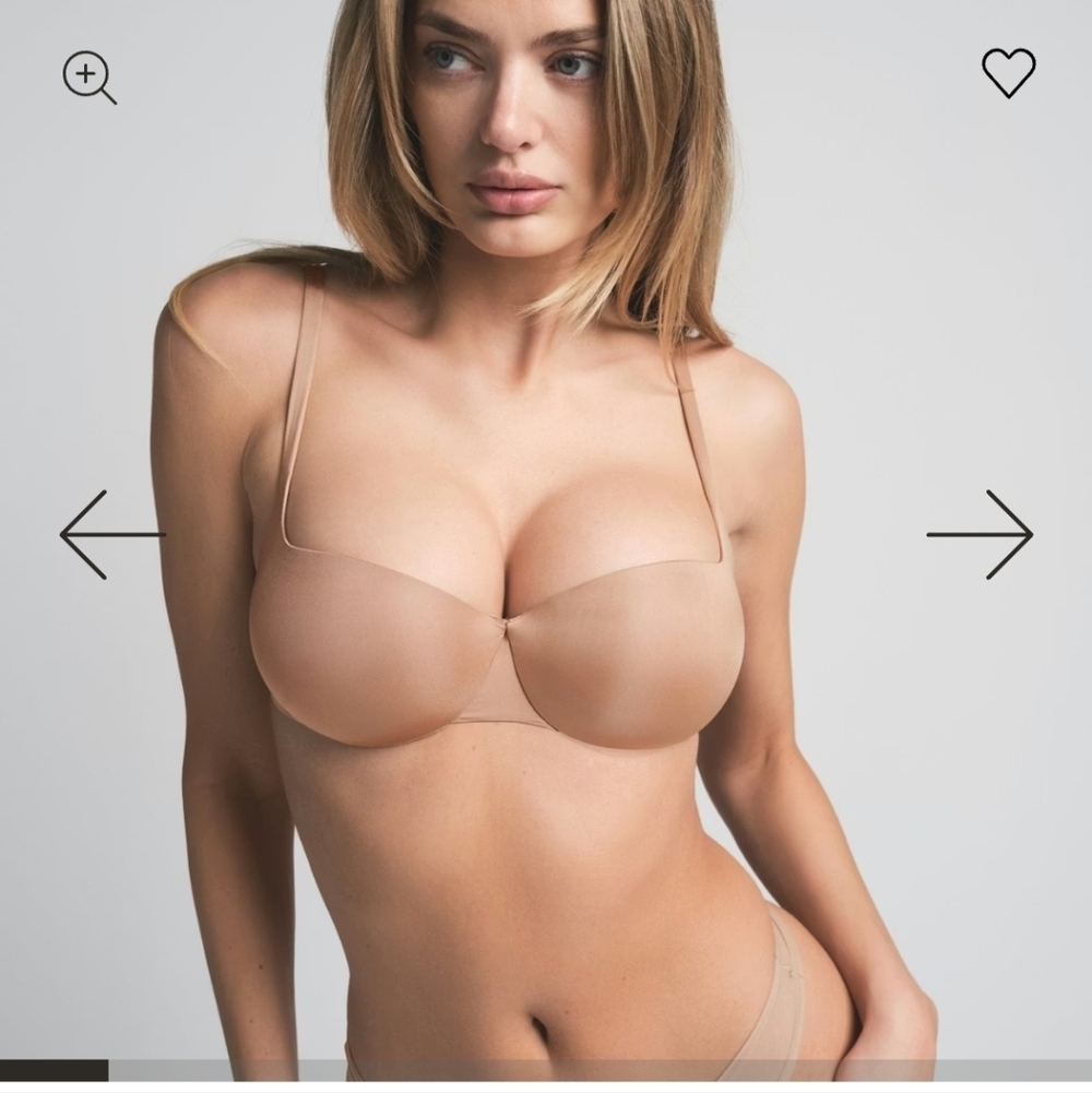 SKIMS Ultimate Balconette Push-up Bra In Clay Size 36D